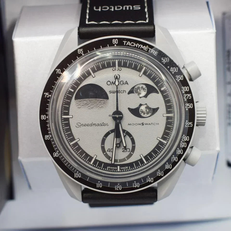 Swatch Moonswatch x Omega New Mission to EarthPhase Bioceramic Moonswatch