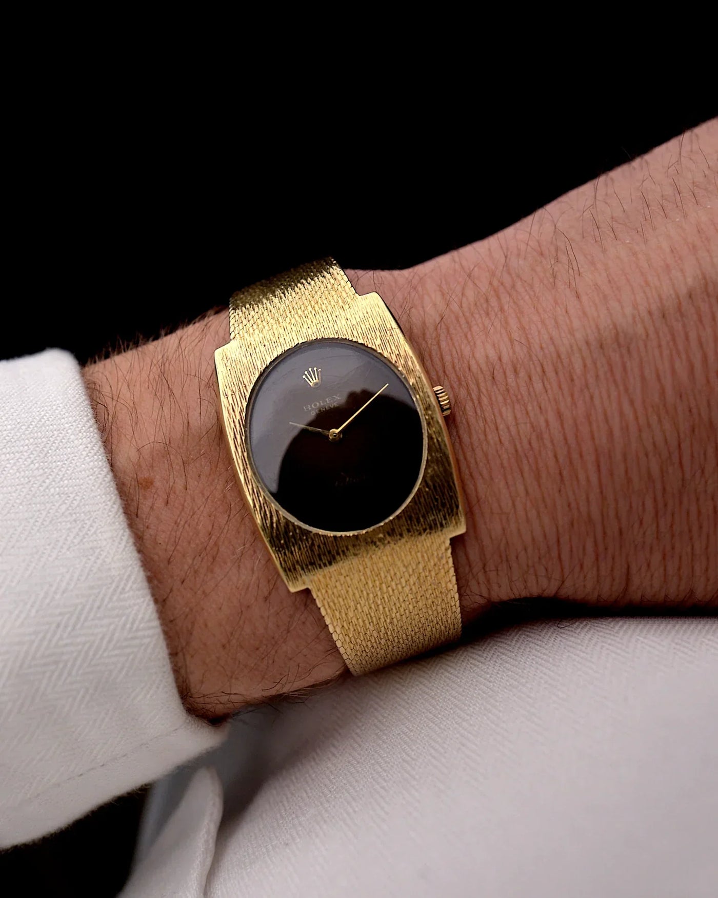 Rlex Cellini Chocolate 14k 1963