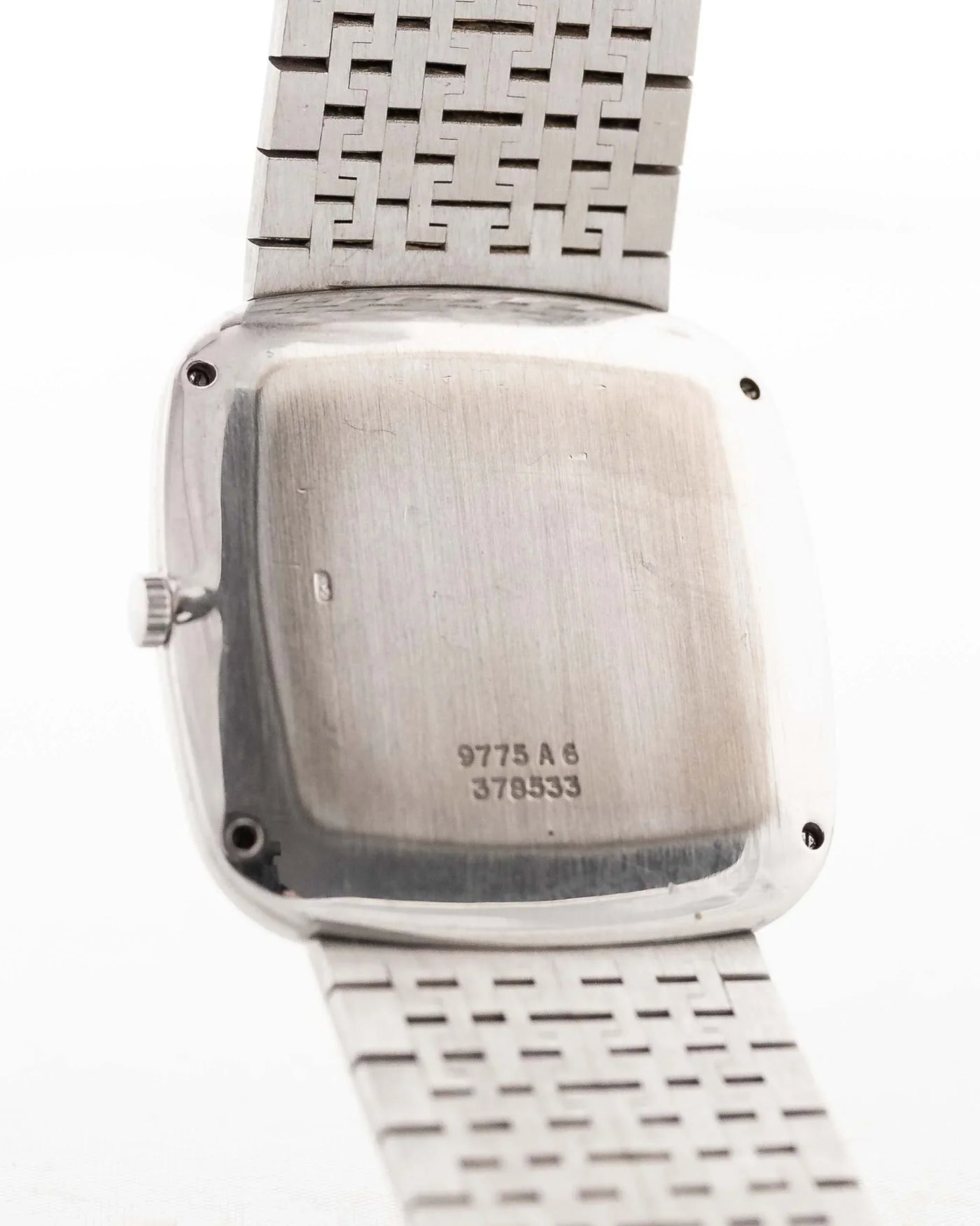 Piaget Square 9775 Lapis Onyx 18k Diamond 1970s